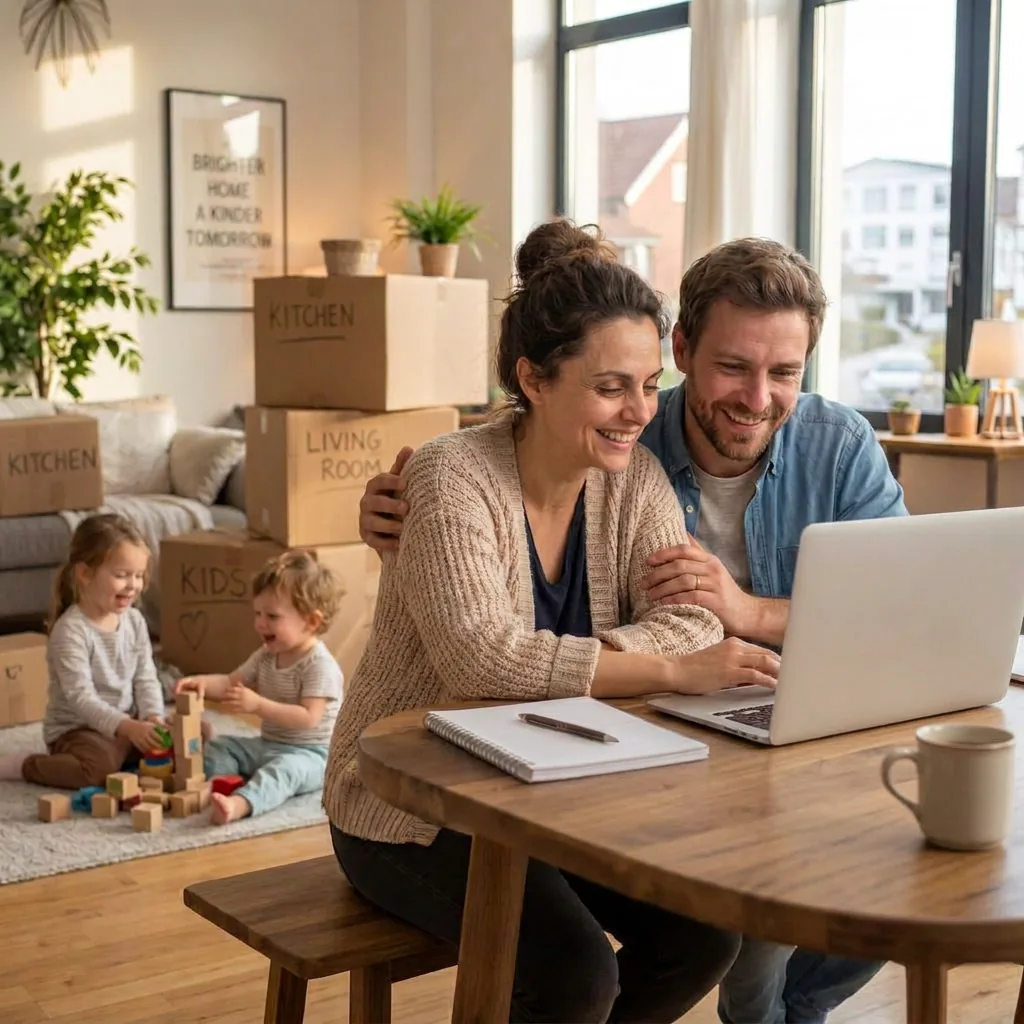 Sara och Jonas får svaret tillsammans vid laptopen